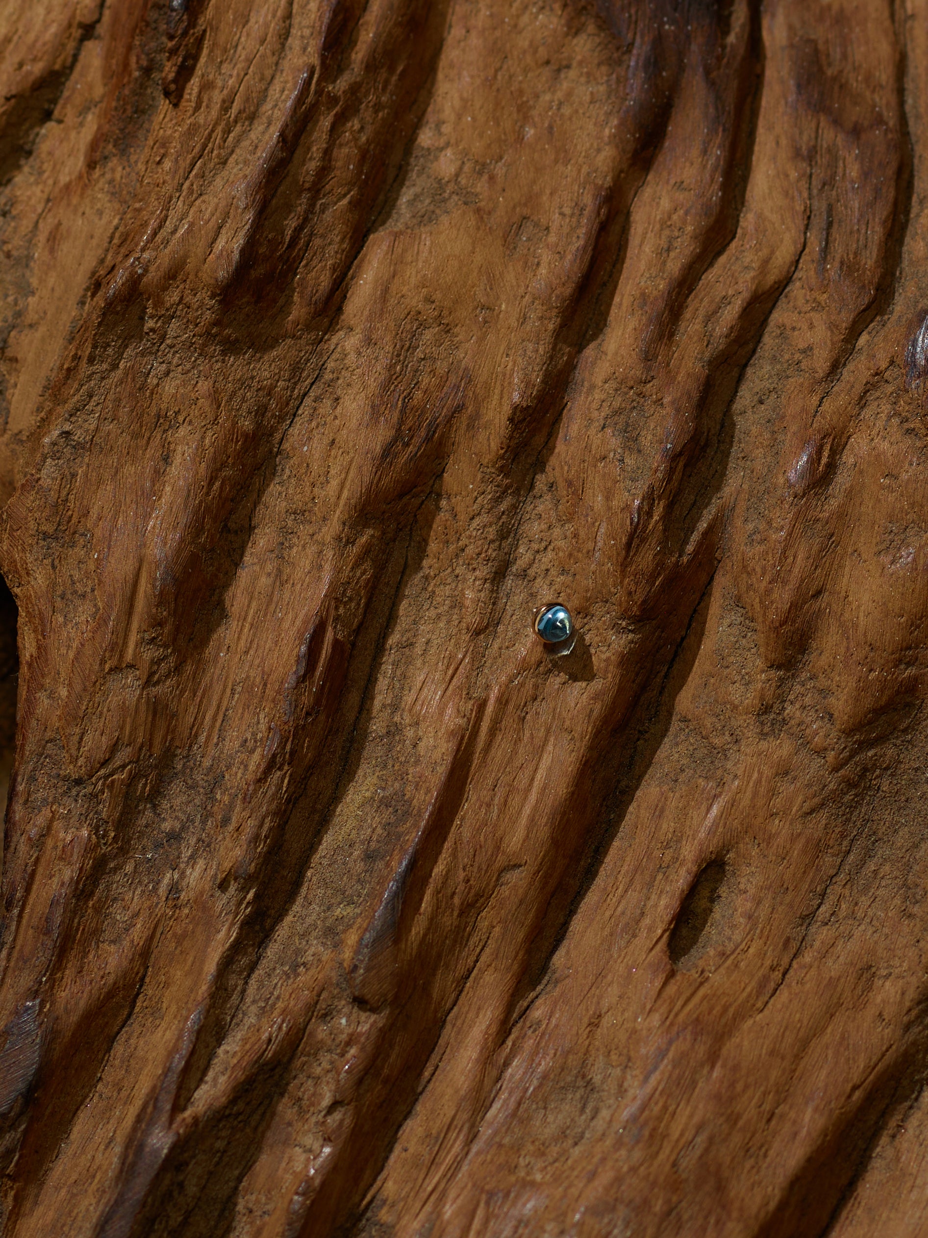 Bullet with Swiss Blue Topaz