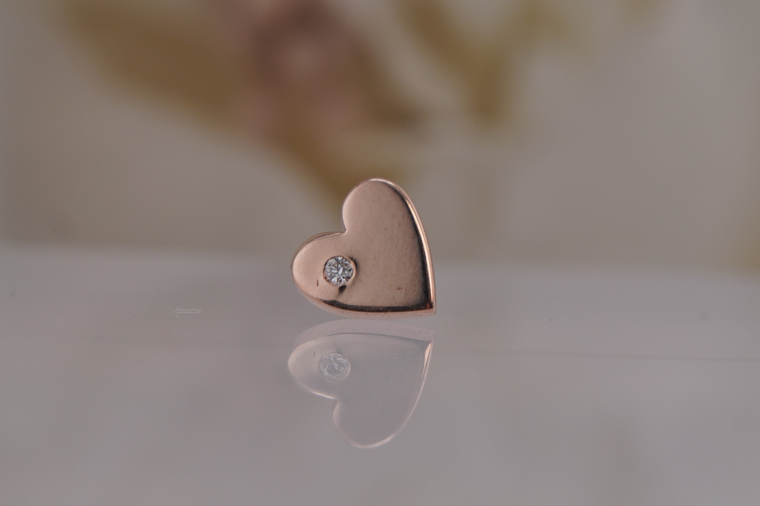 Heart Playing Card with Diamond