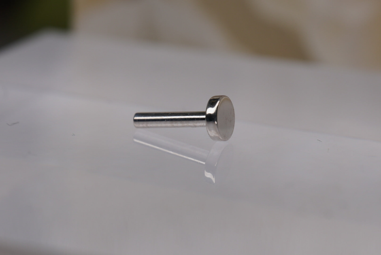 3mm Gold Threadless Labret Post