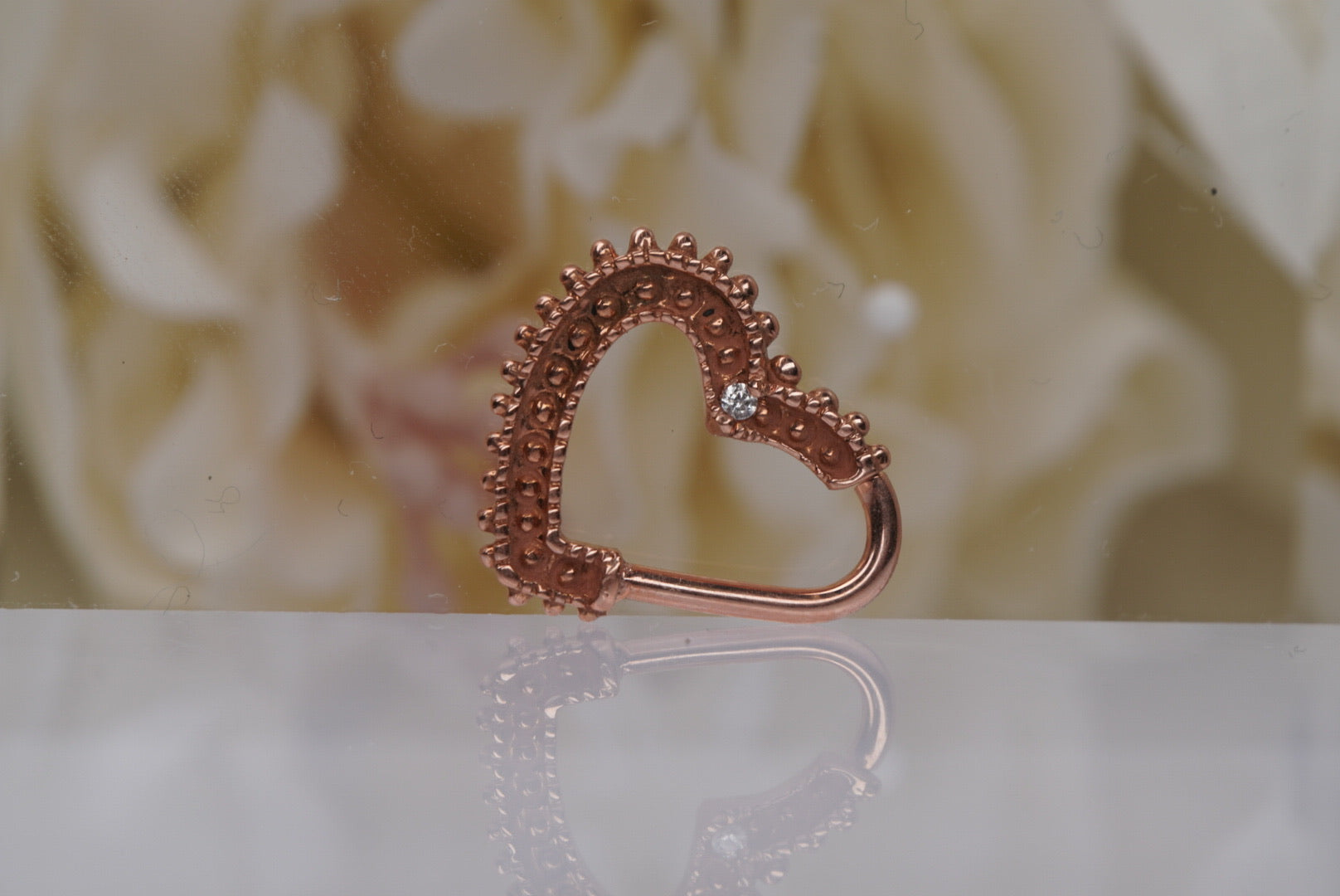 Kama in Rose Gold 16g 3/8" RIGHT