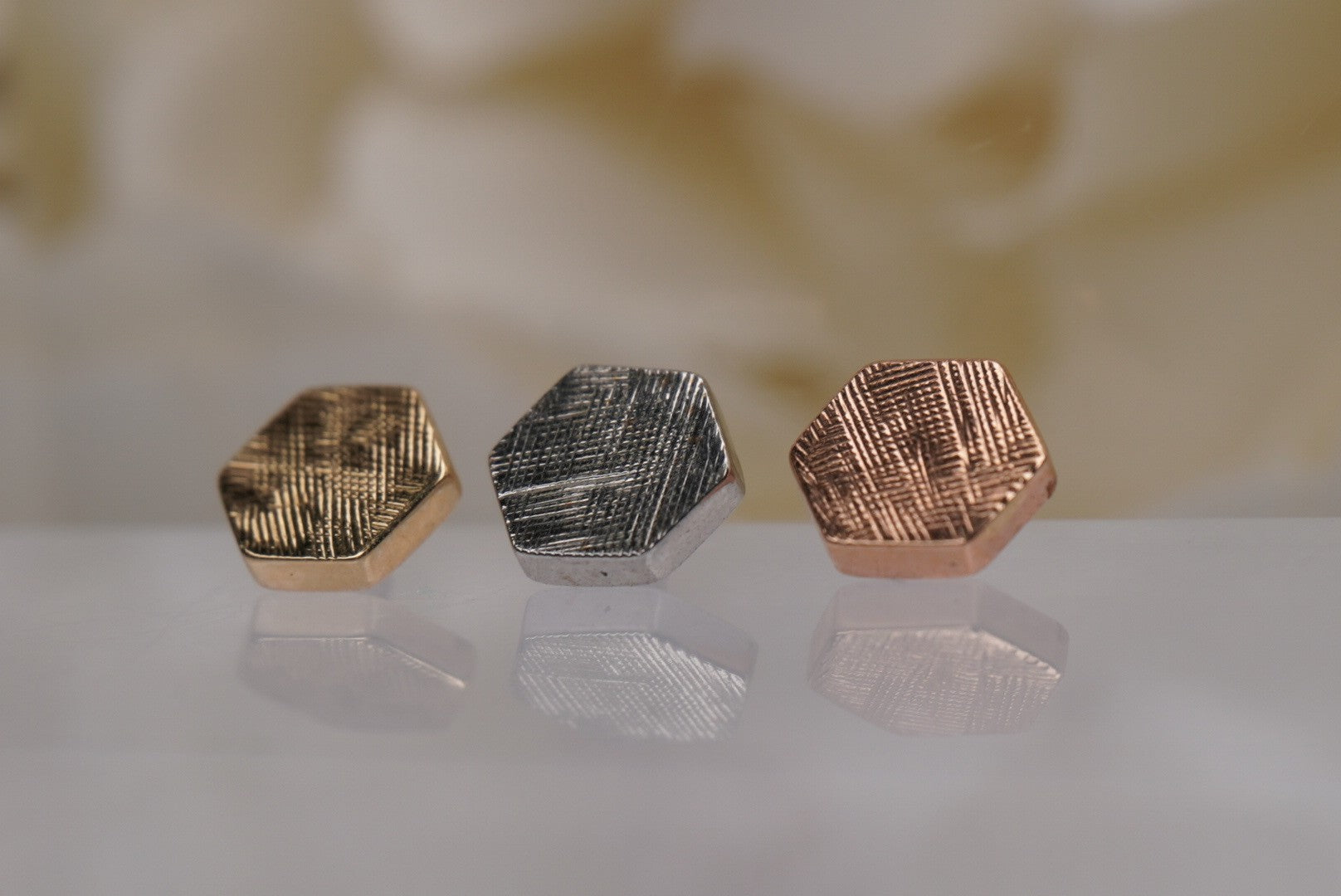 Hexagon - Florentine Finish