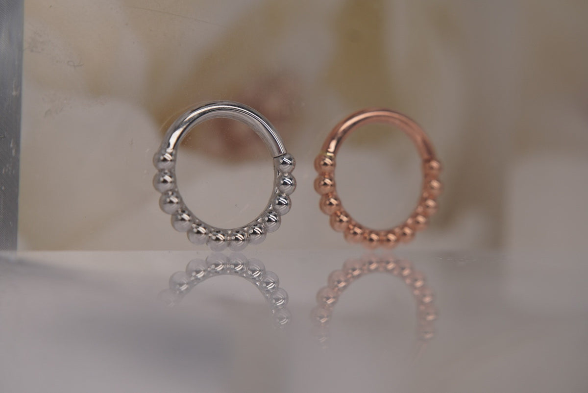 BVLA Oaktier in white and rose gold side view