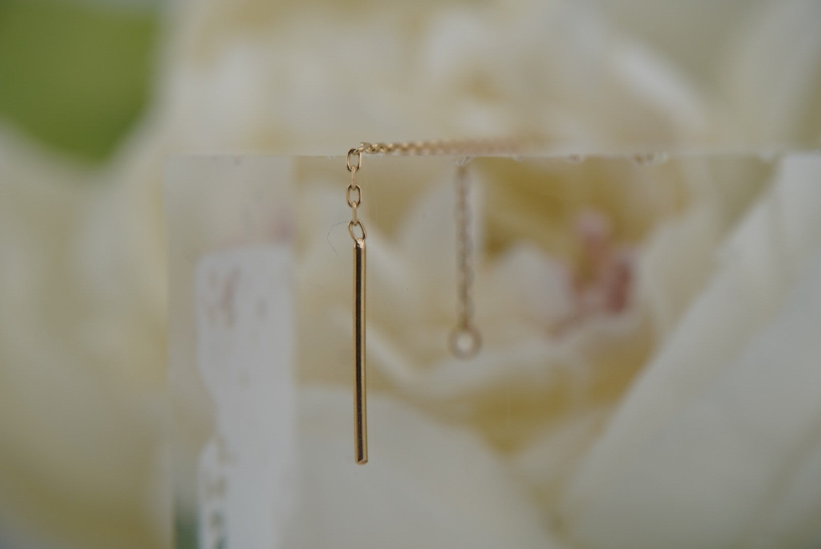Gold Cable with Jump Ring