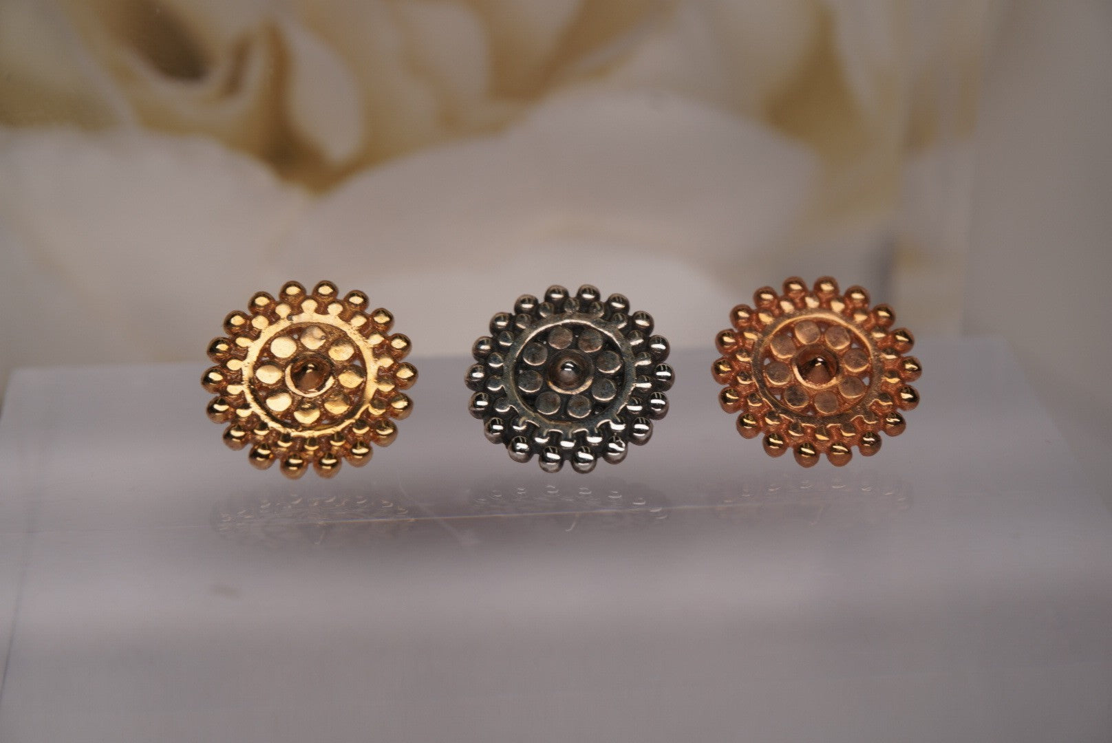 Beaded Pin - Gold Plated