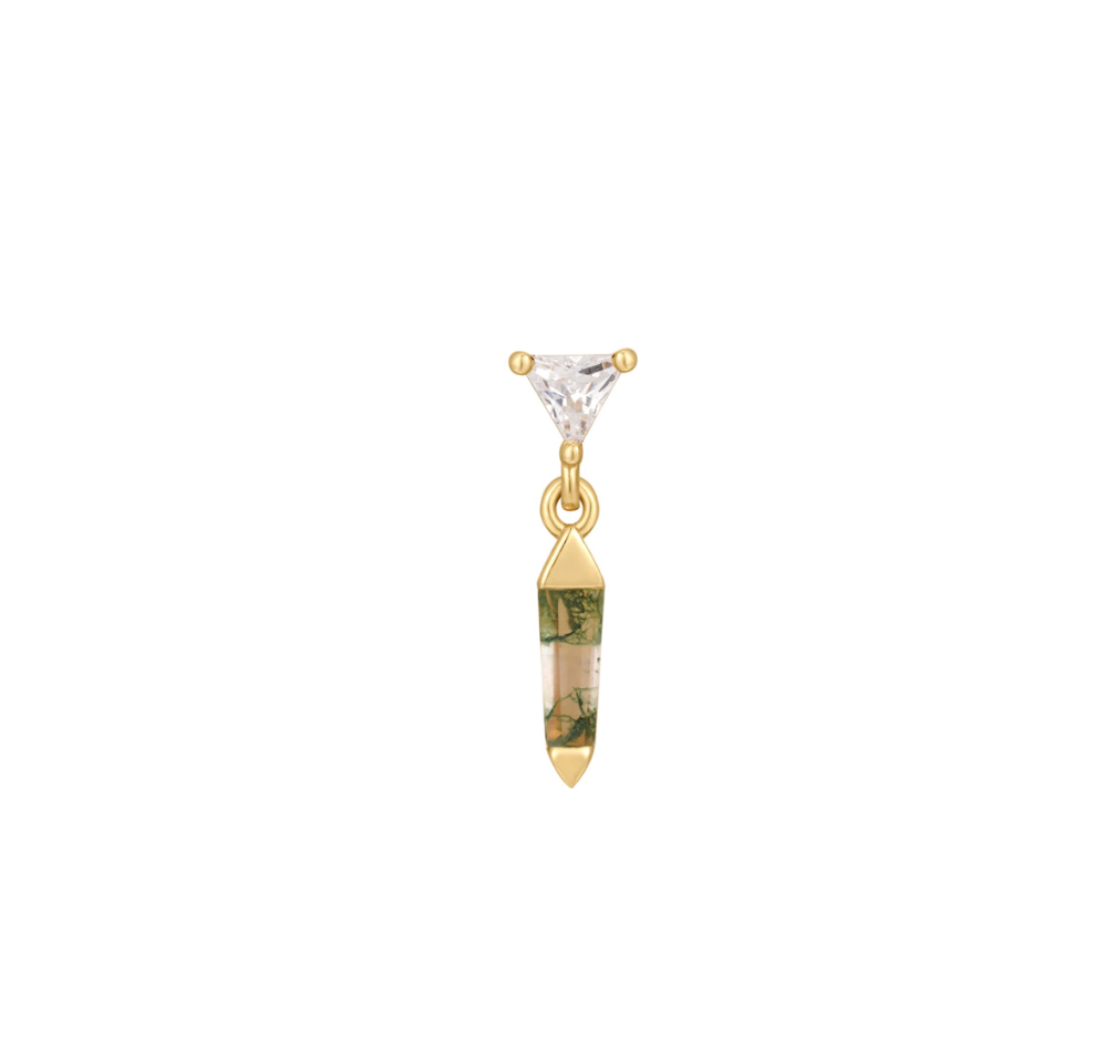 Savvy with Moss Agate