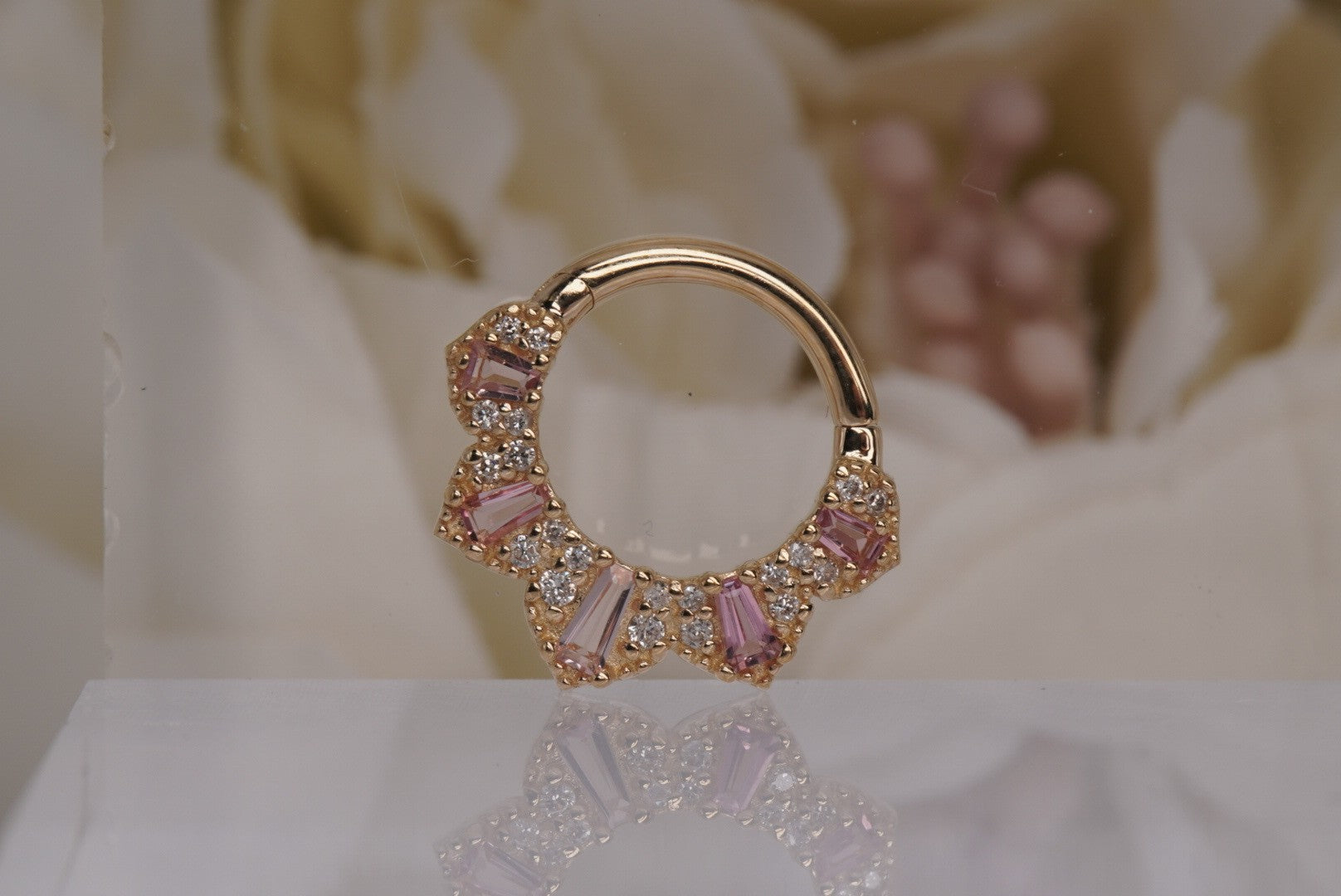 Gilty Pleasure with Pink Tourmaline & Genuine Diamonds
