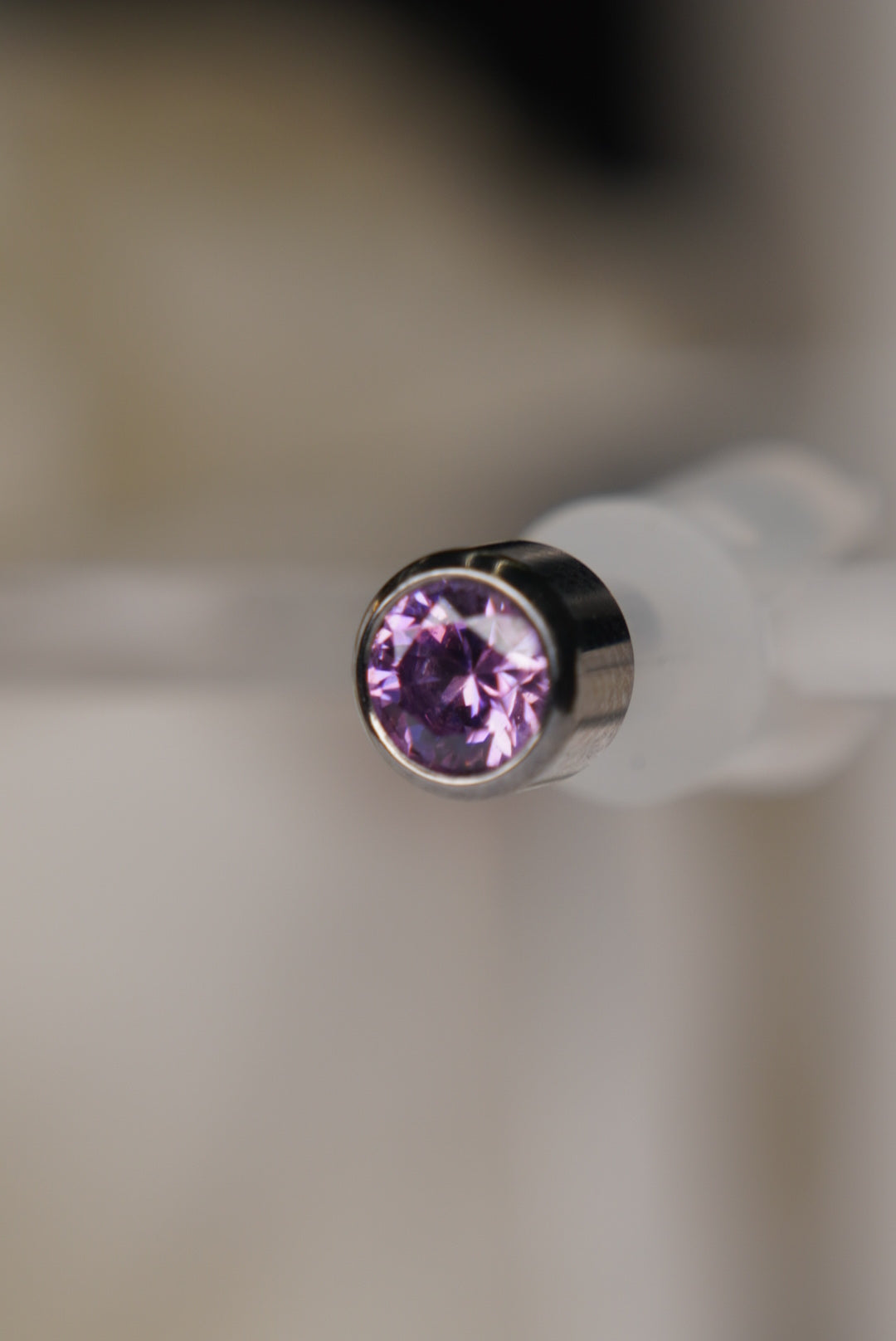 Fancy Purple Crystal- Bezel