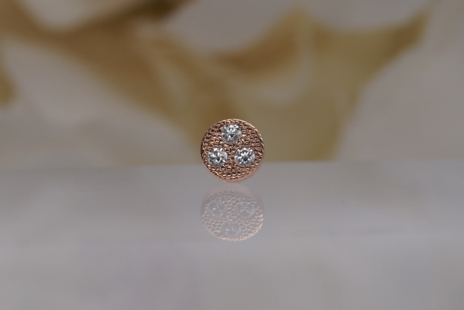 Pave Circle 4mm