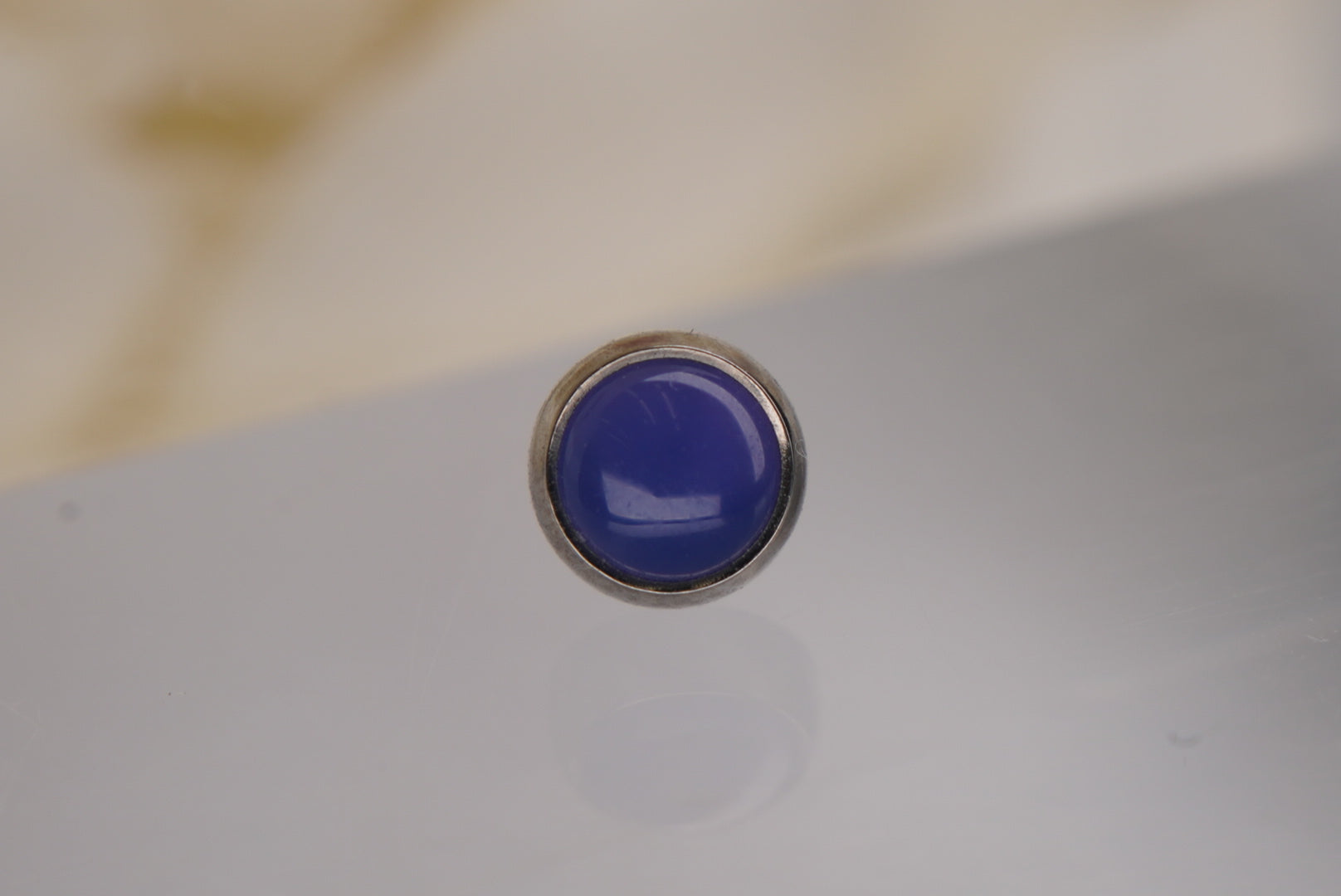 Blue Agate- Threadless