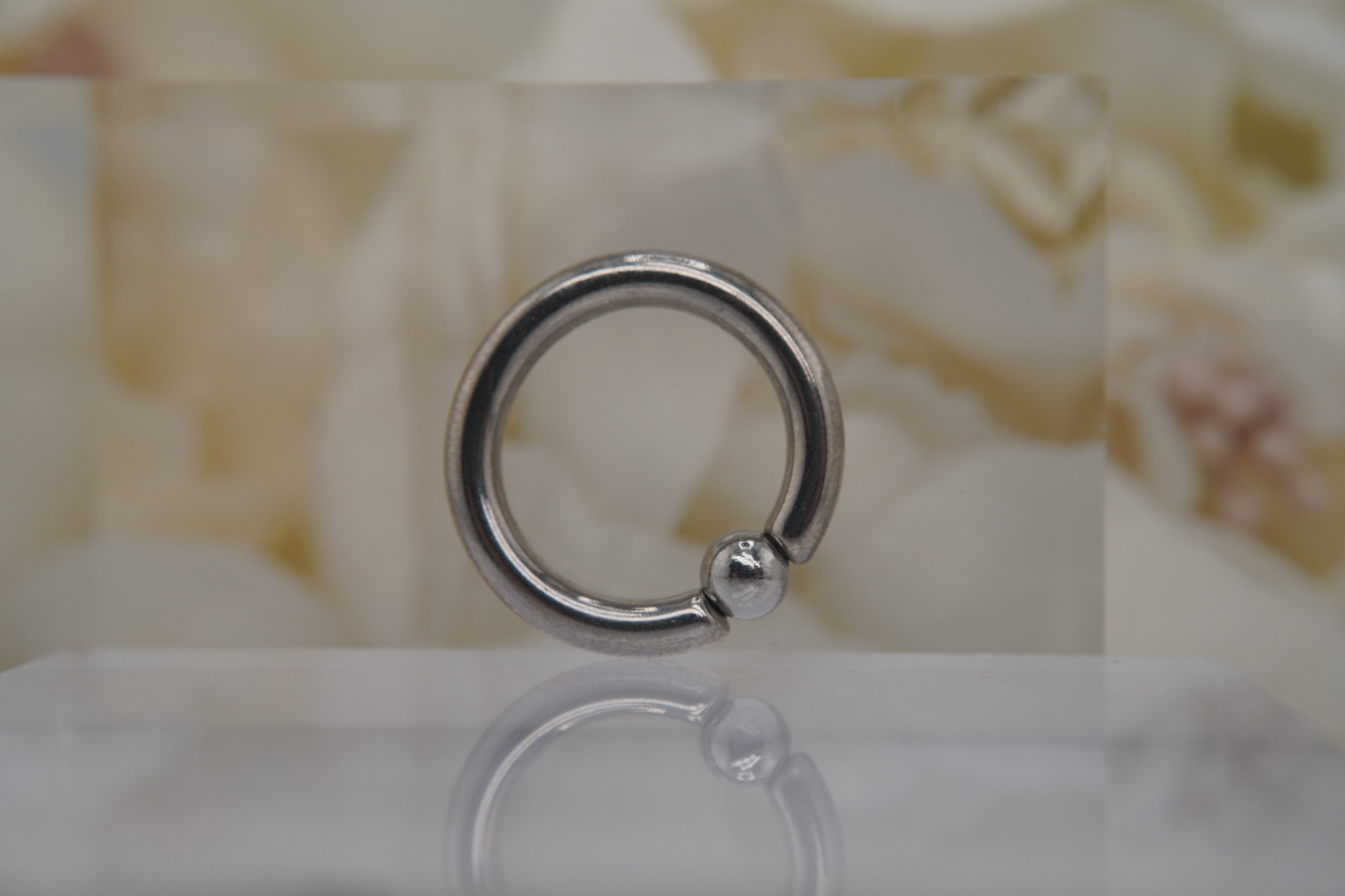8g Captive Bead Rings-Stainless Steel