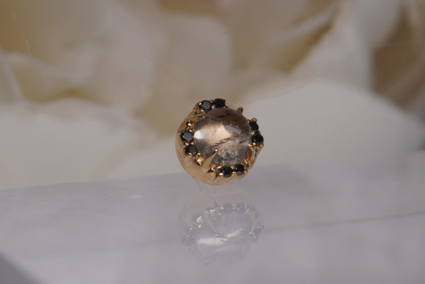 Galaxia with Tourmalated Quartz