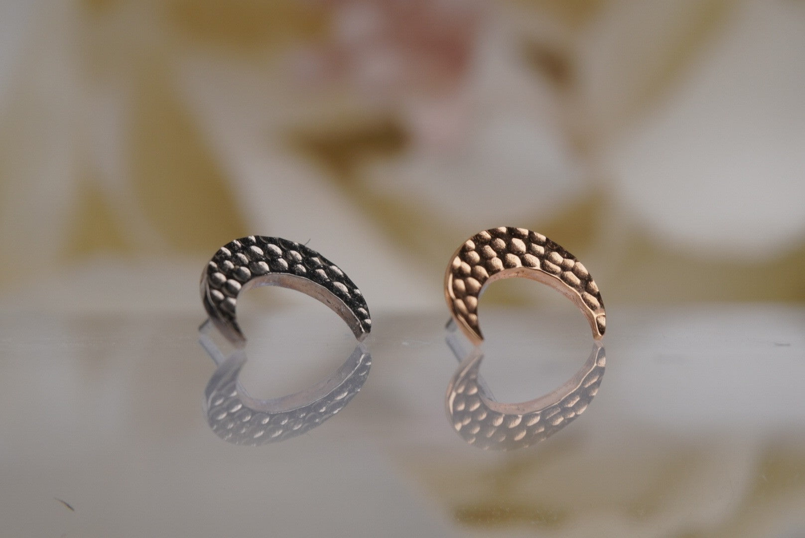 Hammered Crescent Moon