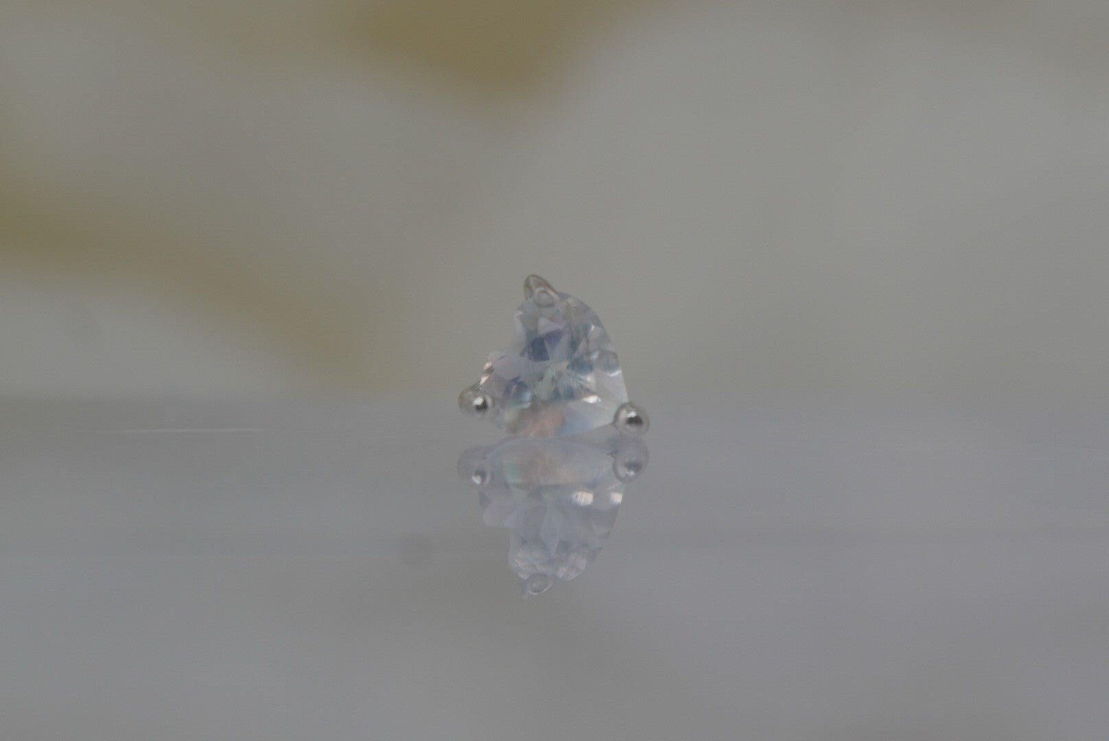 Rainbow Moonstone Heart
