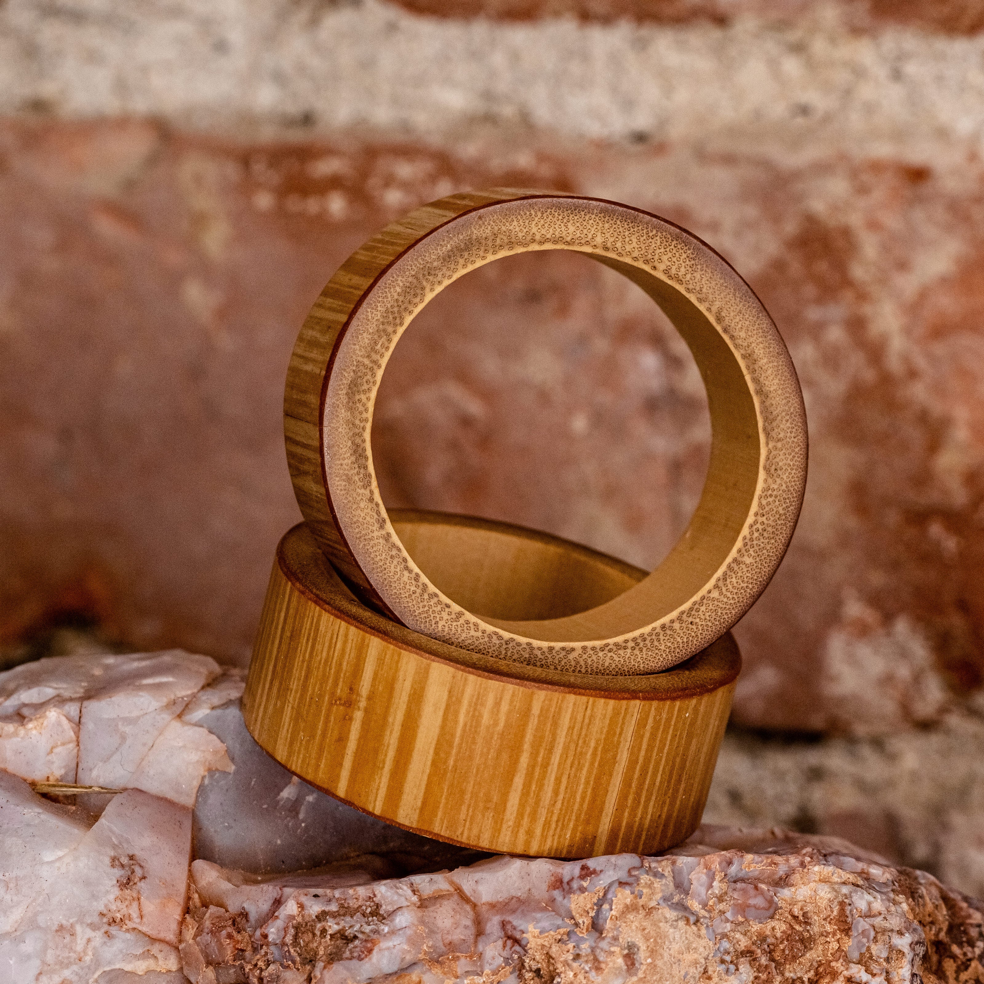 Bamboo Wood Eyelets-  1 3/4"
