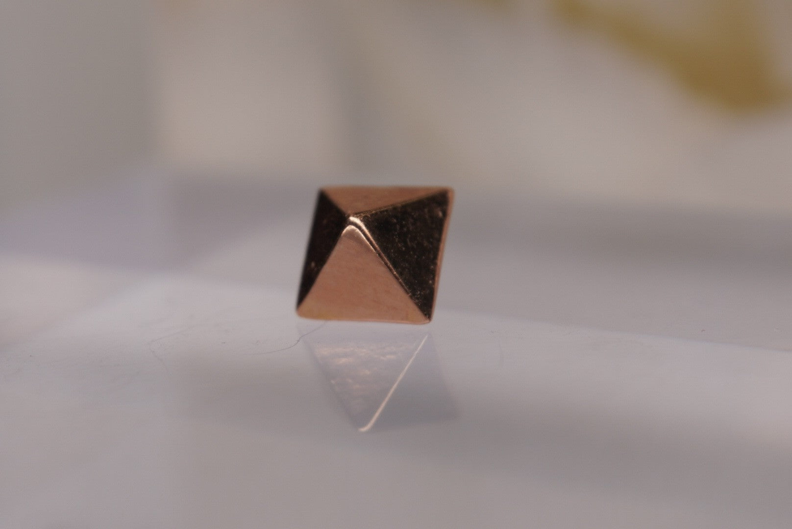 Cube-Rose Gold Plated