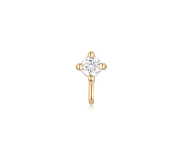 Prong Set Cz with Jump Ring