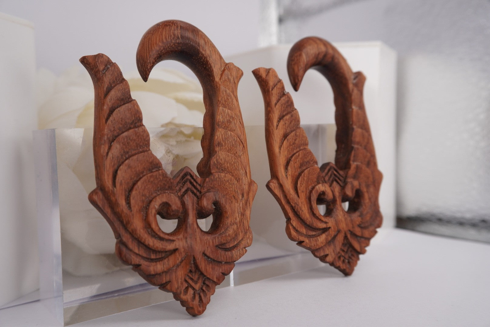 Angel Wing Filigree - 7/16" Wood