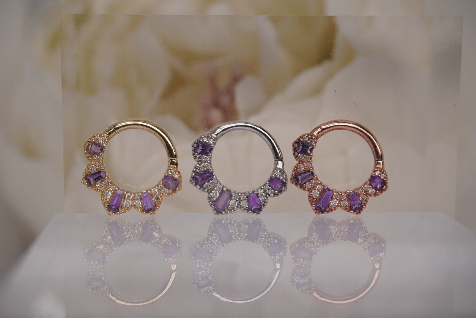 Gilty Pleasure with Amethyst & Genuine Diamonds