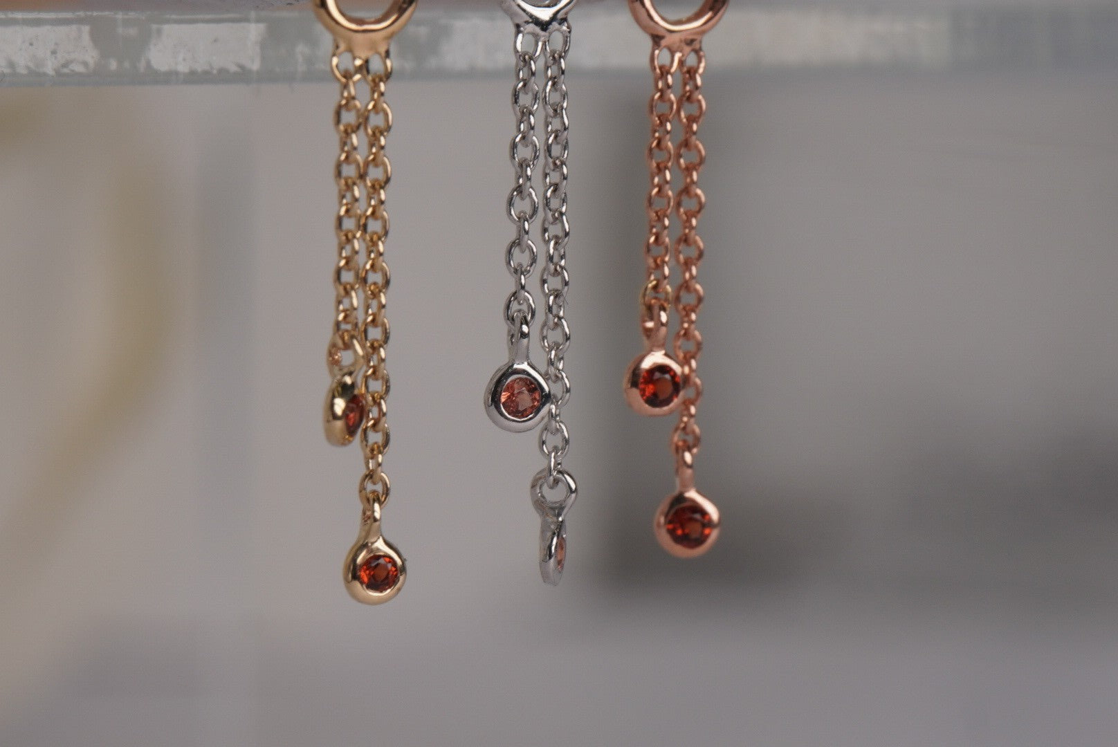 Gemmed Cascade with Garnet
