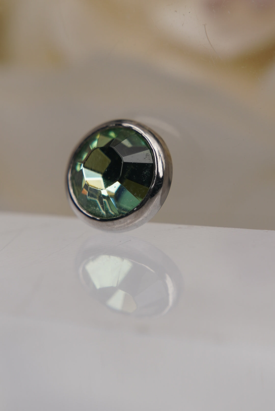 Peridot Crystal- Flat Faceted Gems 16g