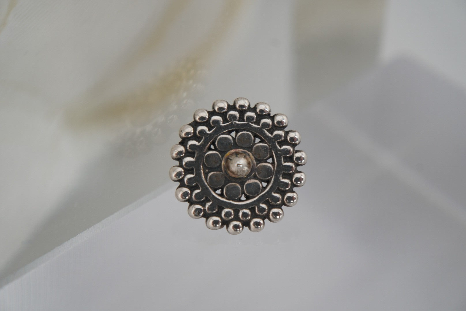 Large Afghan- Yellow Gold Plated