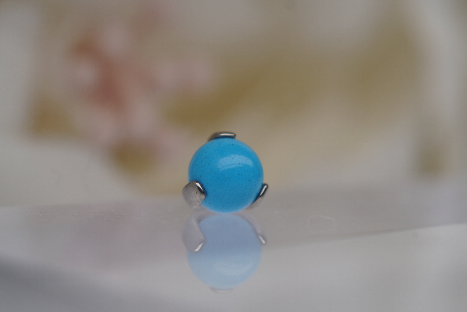 Natural Stone Prong Setting- 16/18g