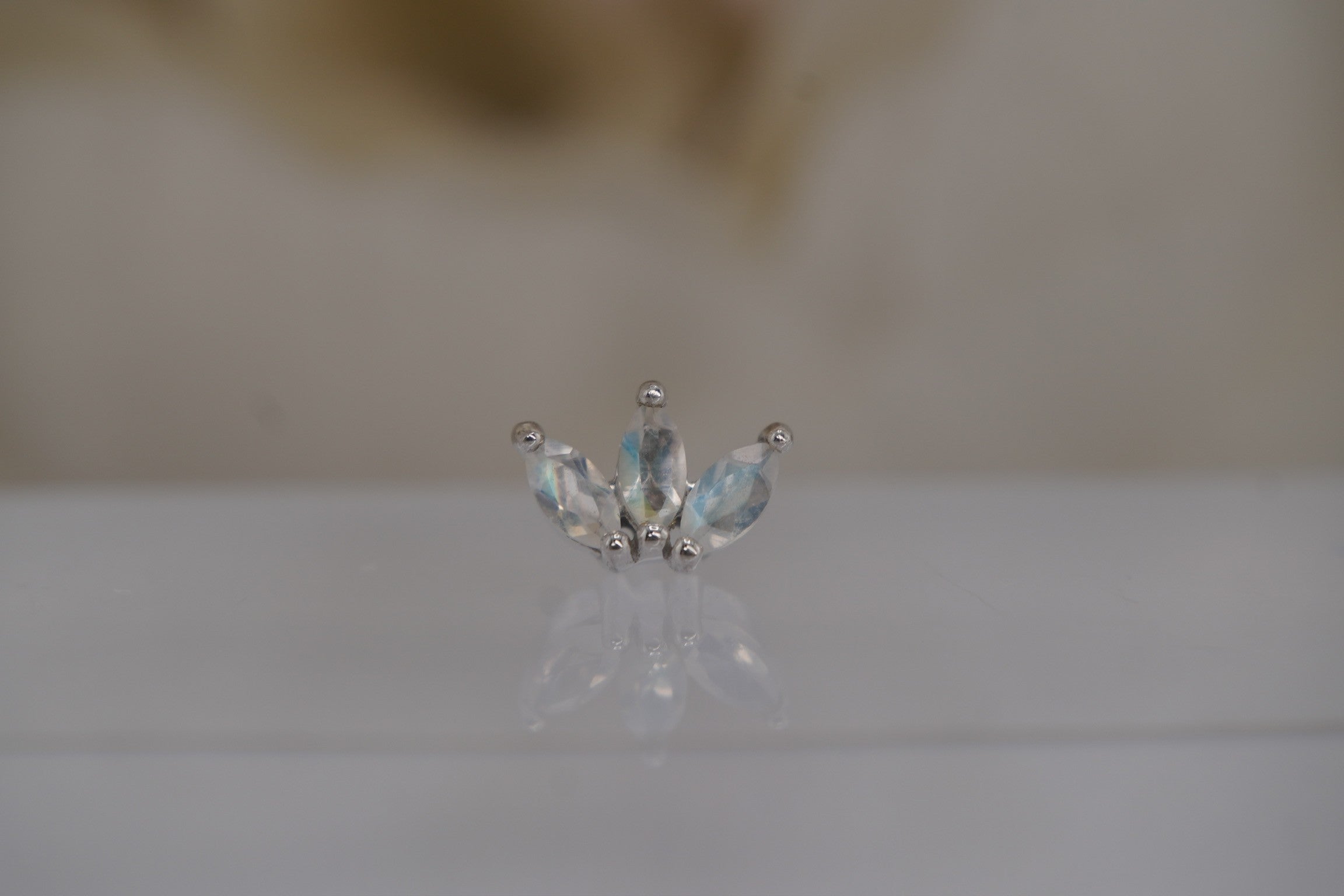 Mini Moet with Rainbow Moostone