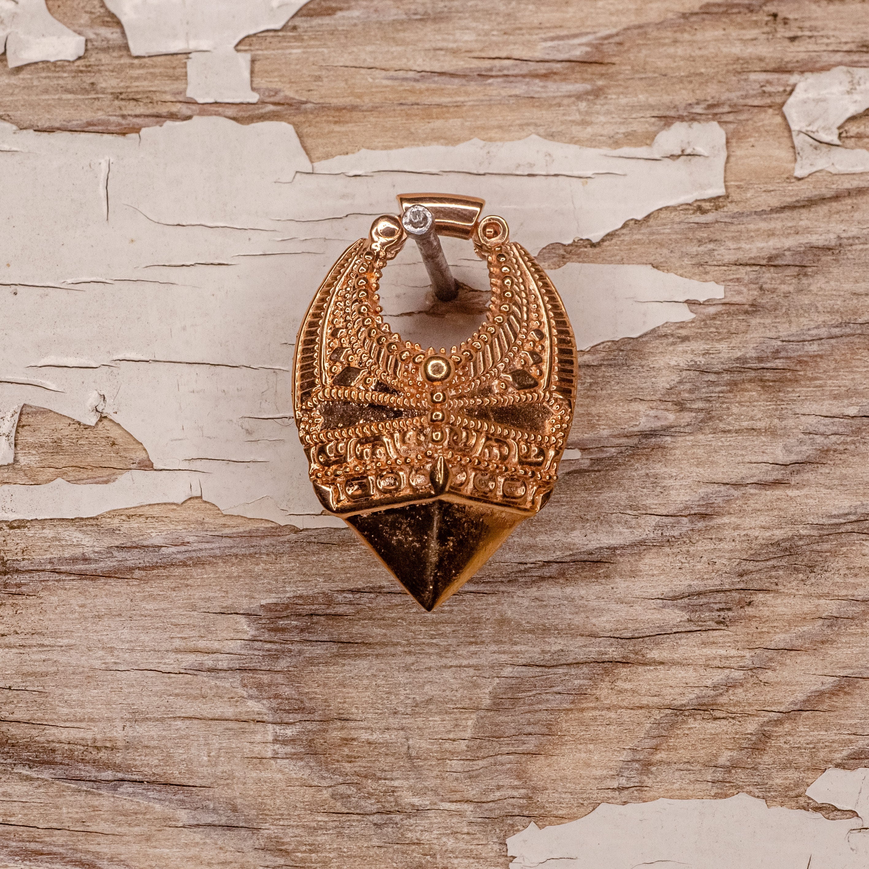 Kerala Hollow-8g-Rose Gold Plated