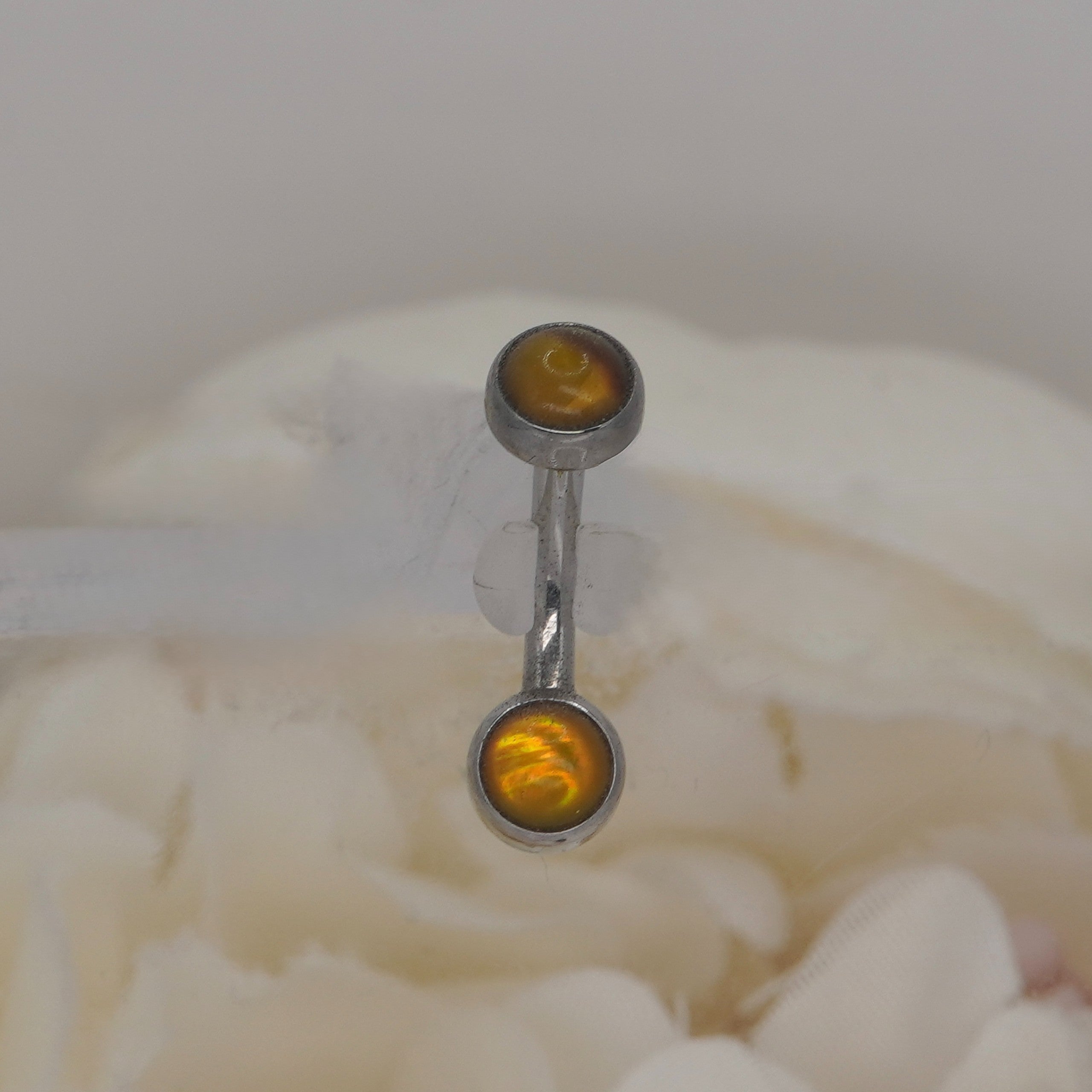 Yellow Shell 4x4mm Navel