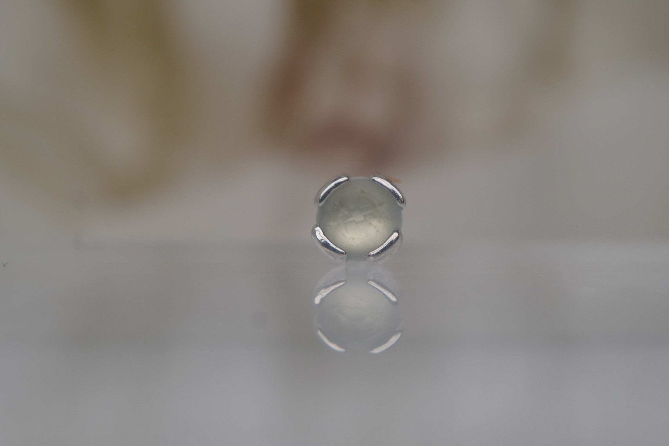 Peekaboo Sandblasted Aquamarine