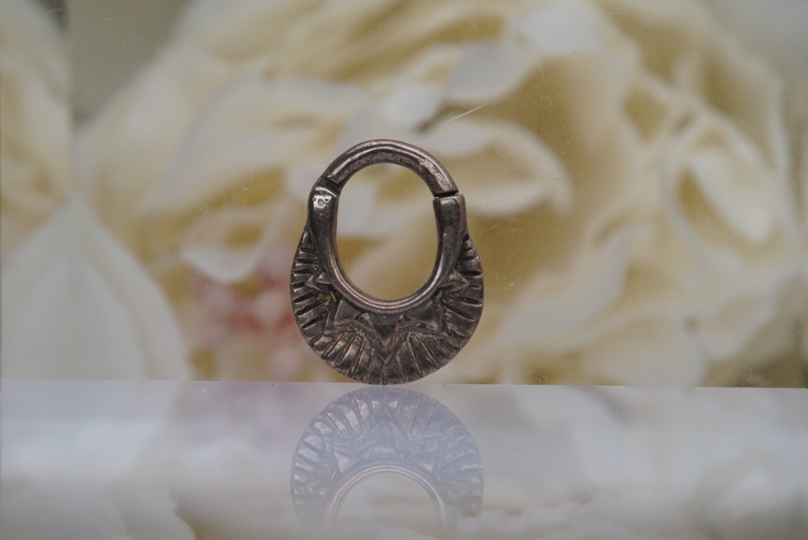 Deco Luxe Clicker-14g 5/16" -Silver Plated