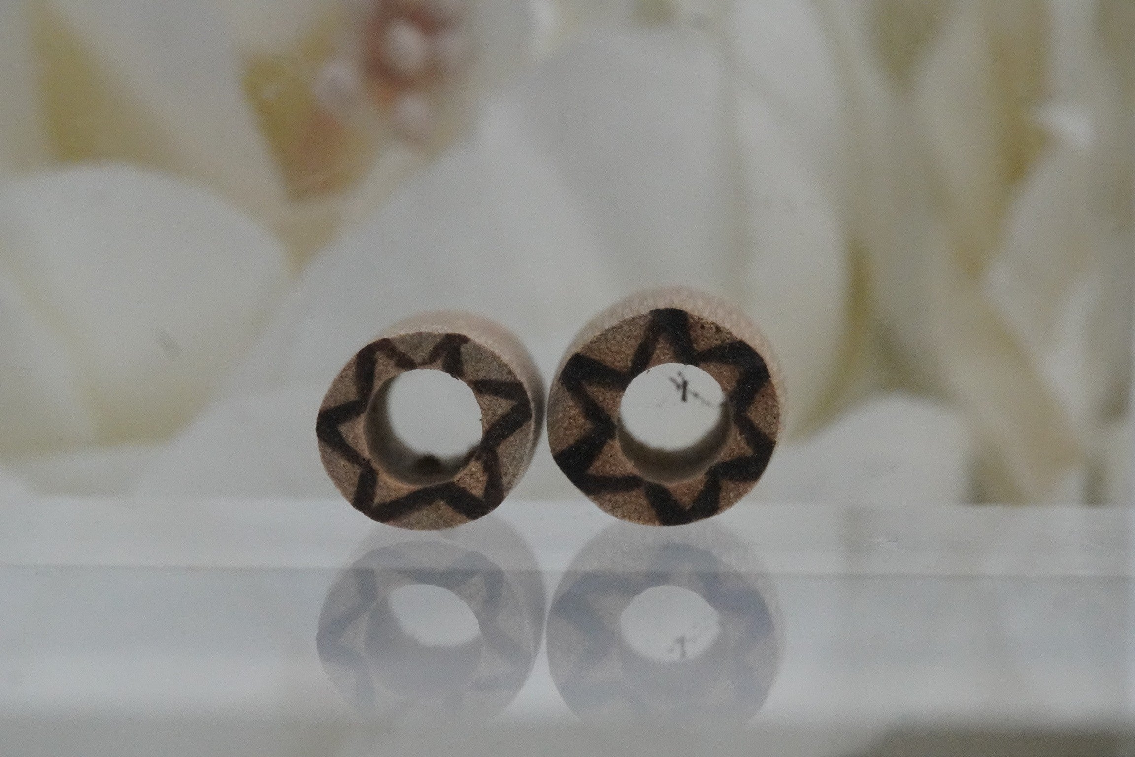 Floral Eyelet Wood -  0g