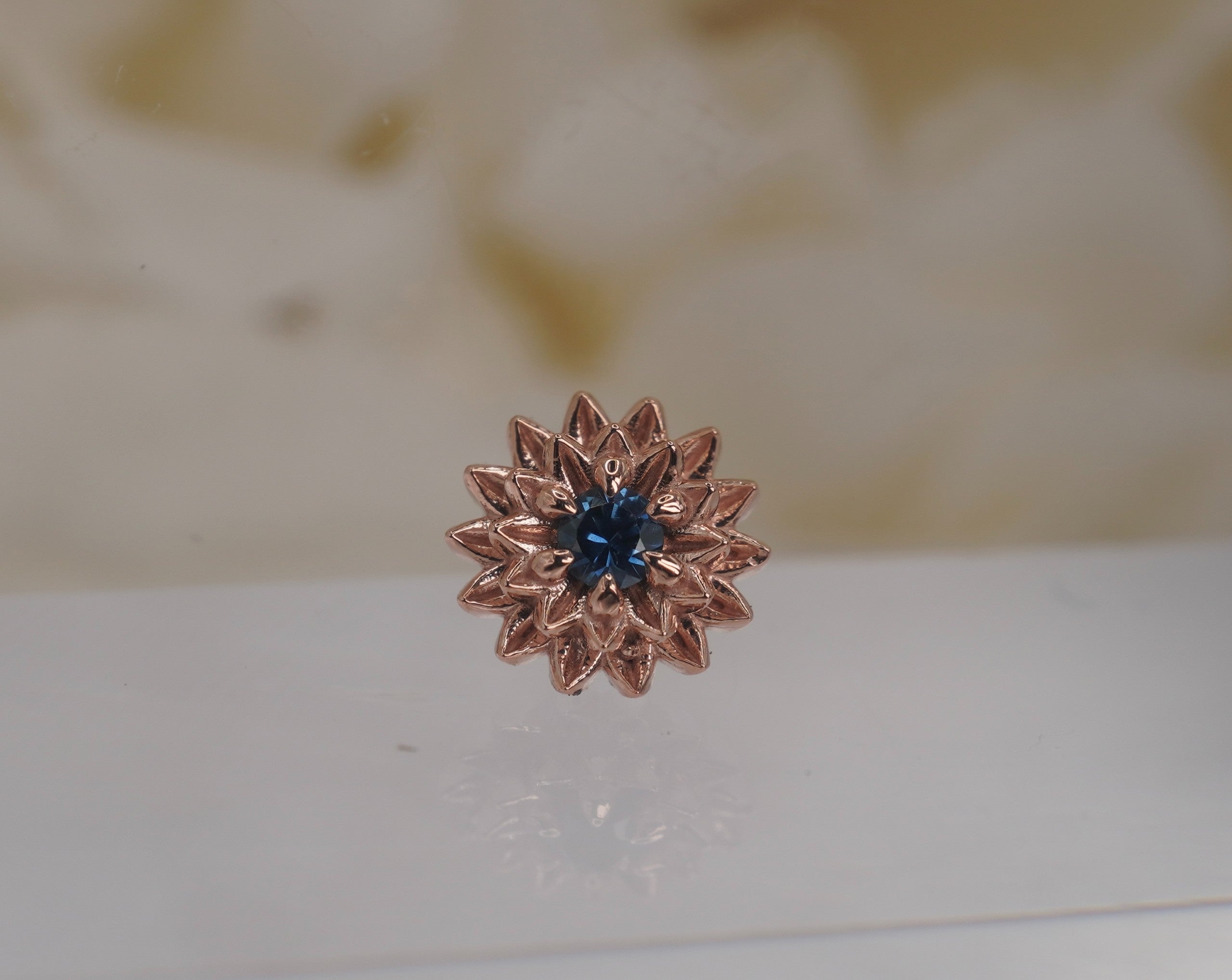 Dahlia with Blue Sapphire