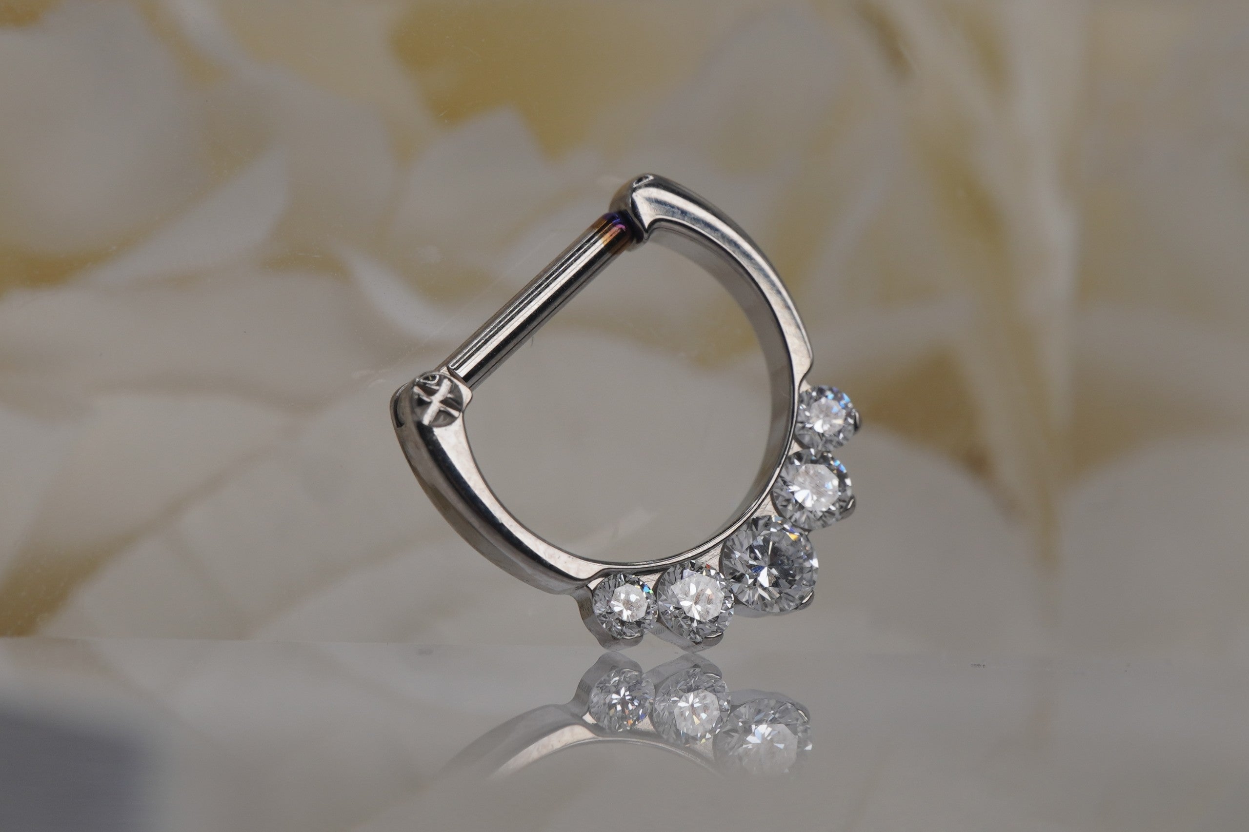 Prium Septum Clicker with Diamonds