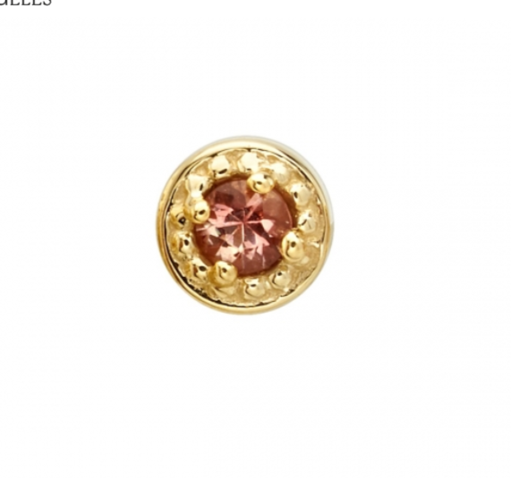 Milgrain Prong with Anastasia Topaz