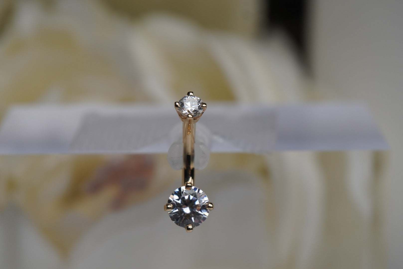 Prong Curved Barbells in 16g