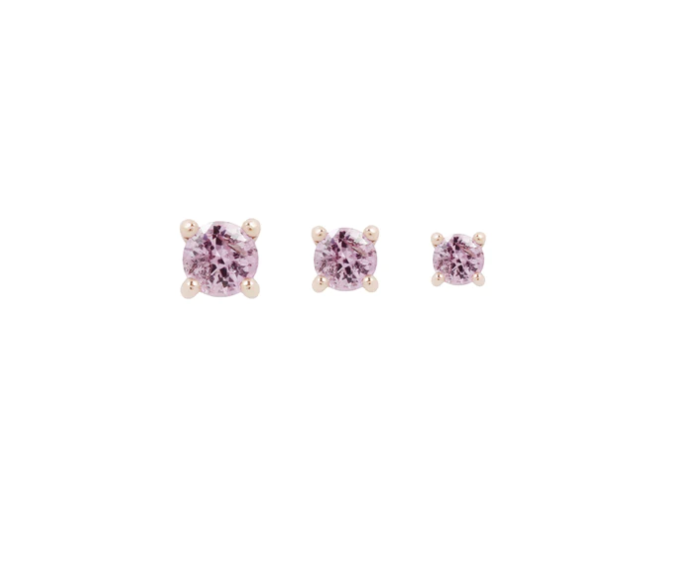 Pink Sapphire Prong