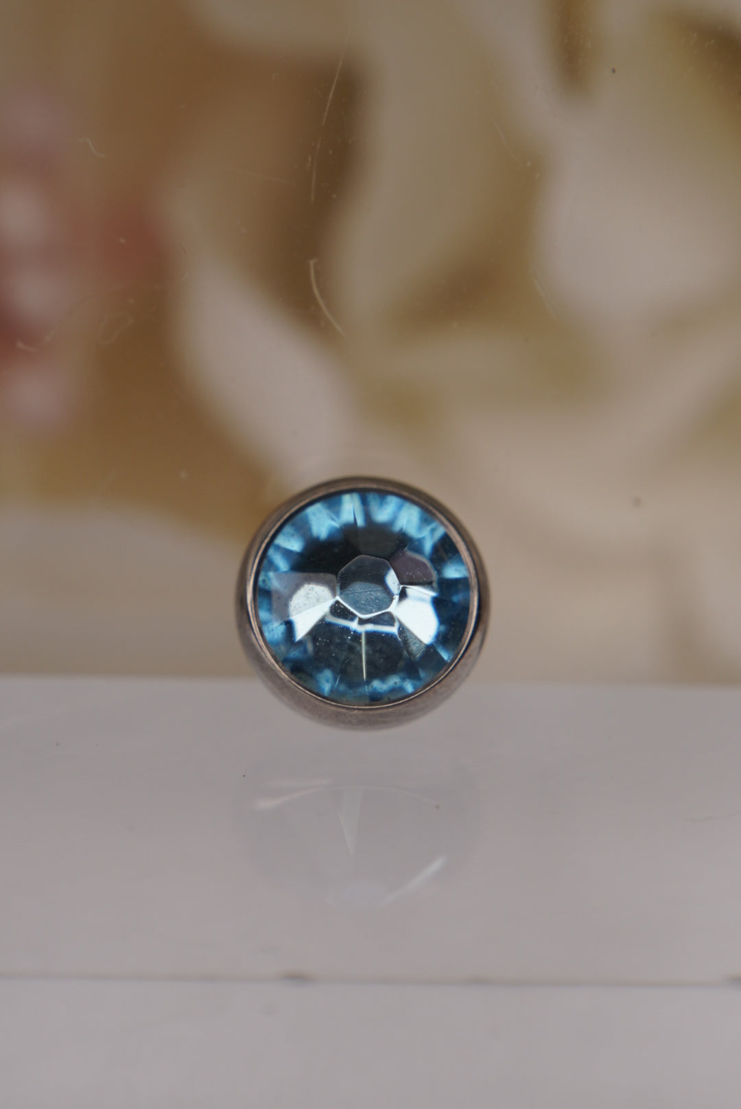 Aquamarine Crystal- Flat Faceted Gems 14g