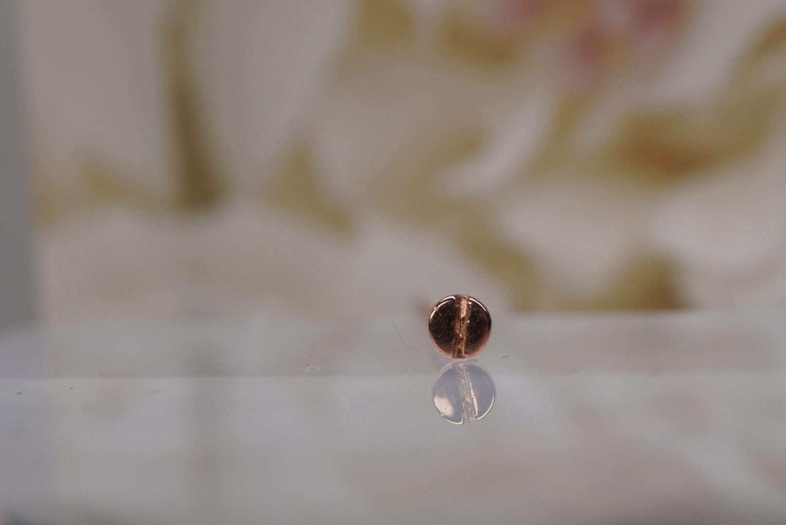 Flat Head "Screw" Nostril Screw in Rose Gold