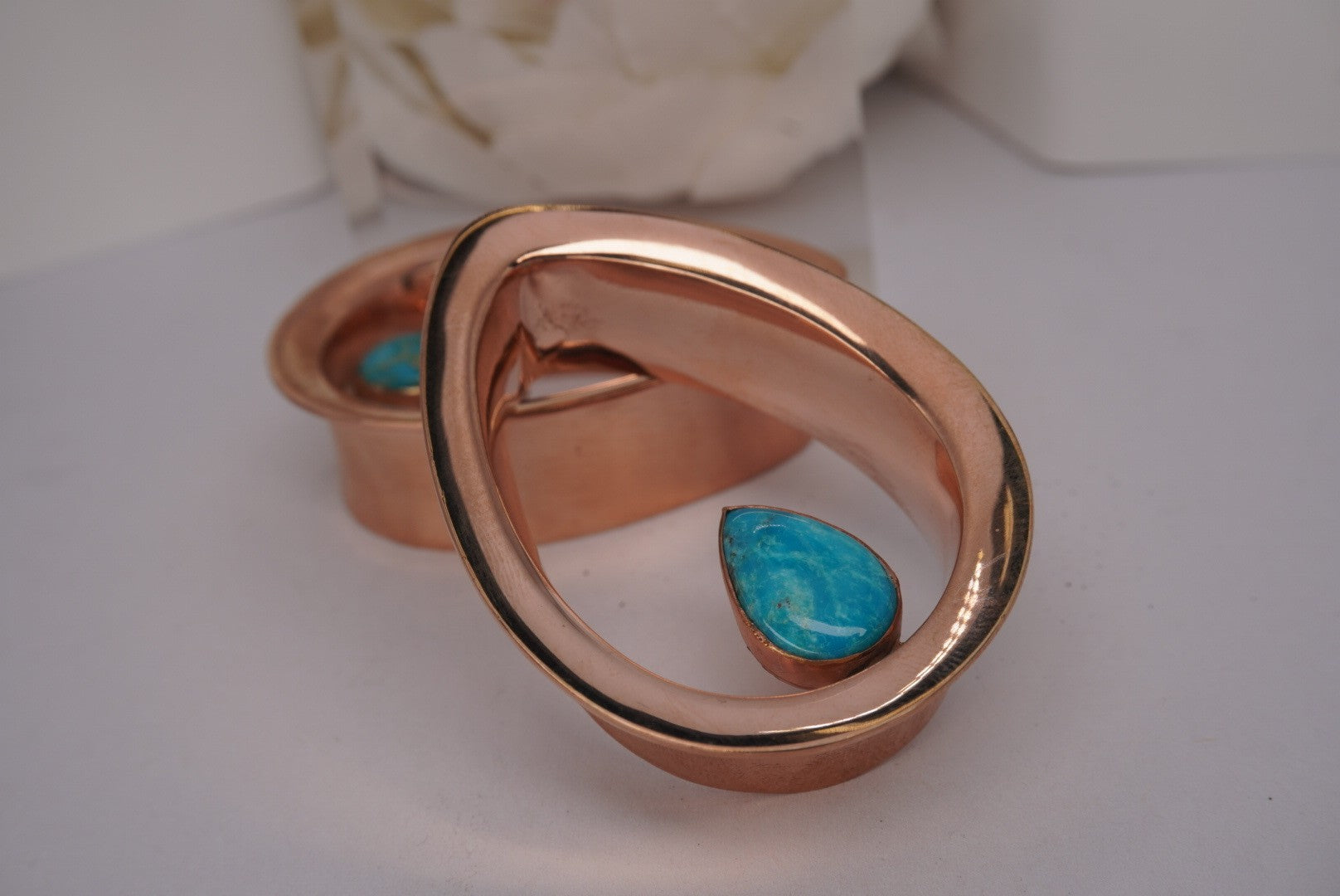 Evoke- Rose Gold Plated & Turquoise
