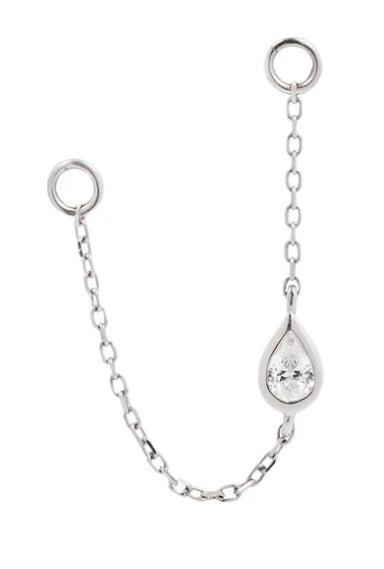 Single Chain with a Teardrop Crystal