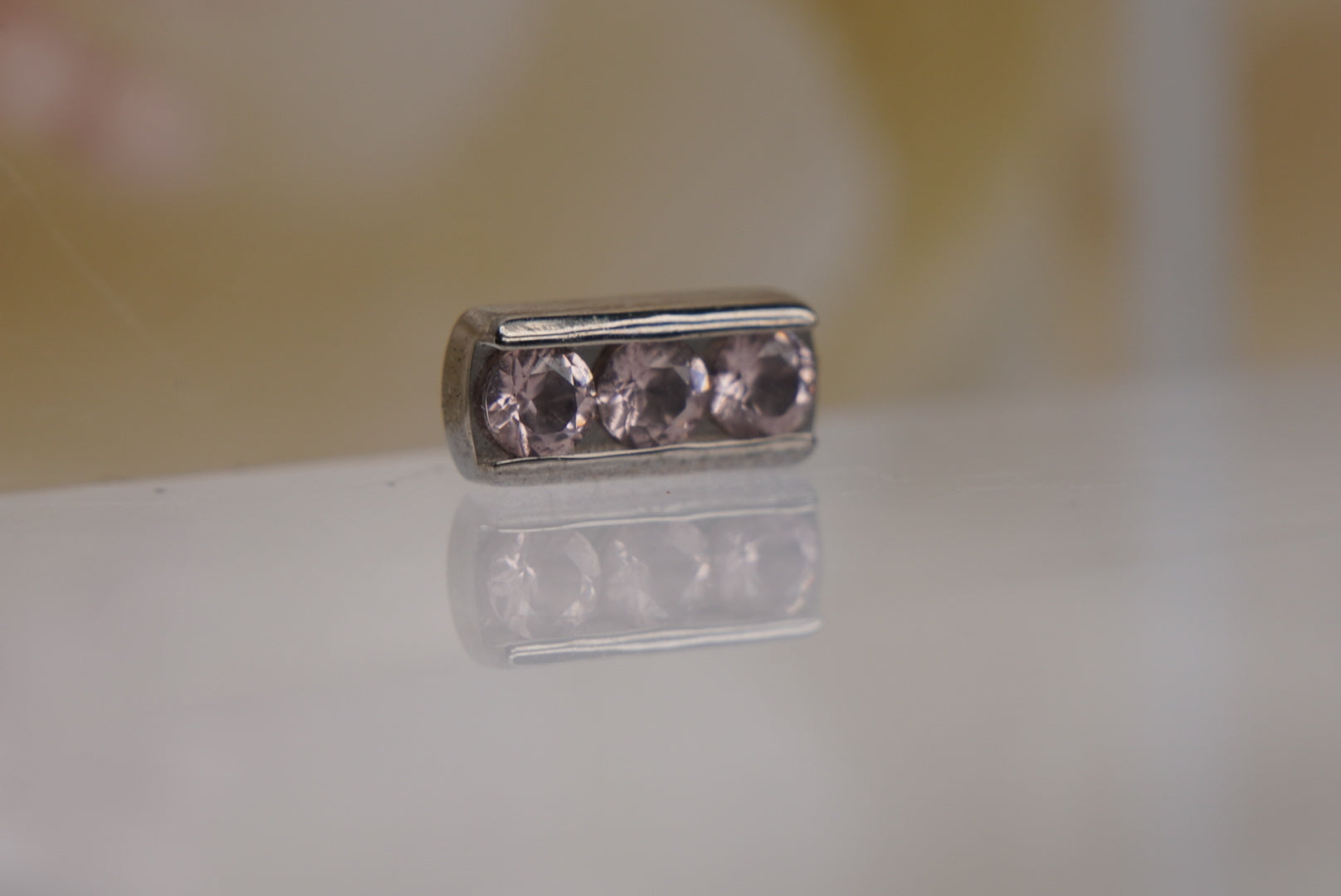 3-Gem Channel (Dusty Morganite)