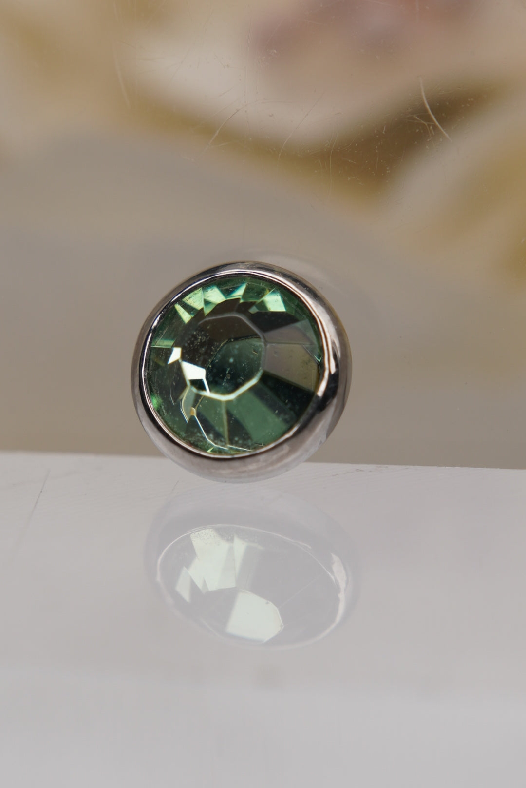Peridot Crystal- Flat Faceted Gems 16g