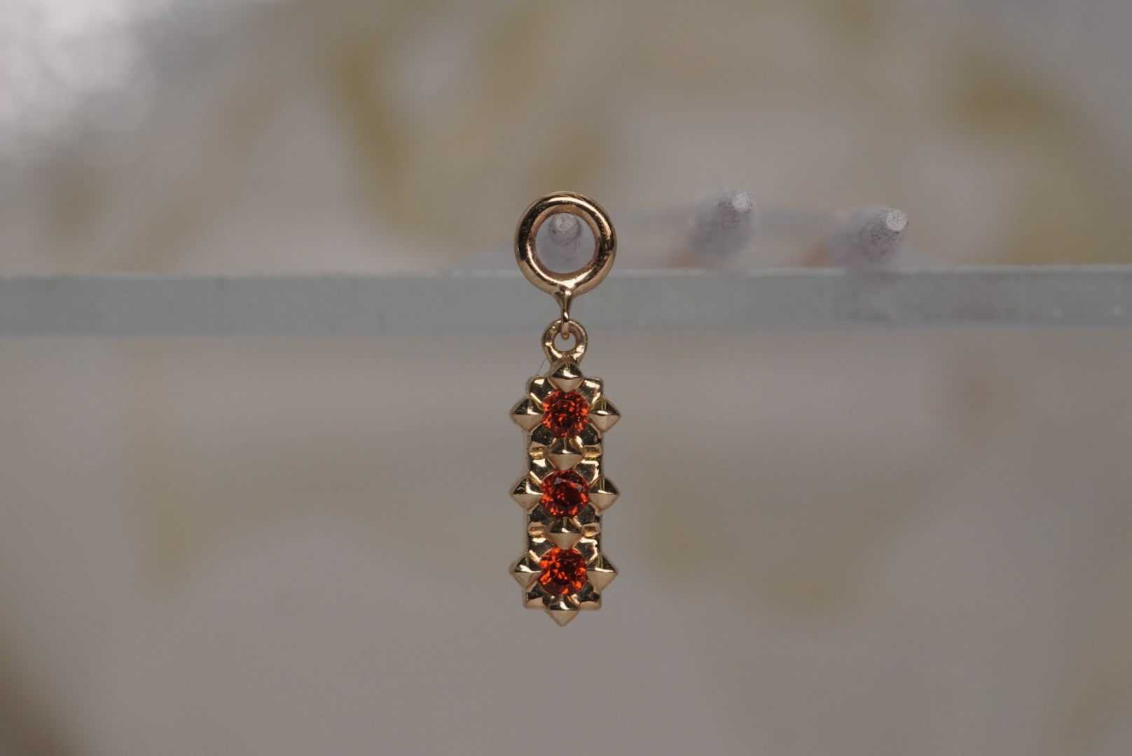 Stargazer Pendant with Garnet