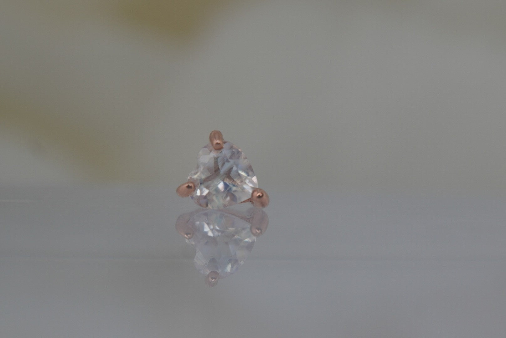 Rainbow Moonstone Heart