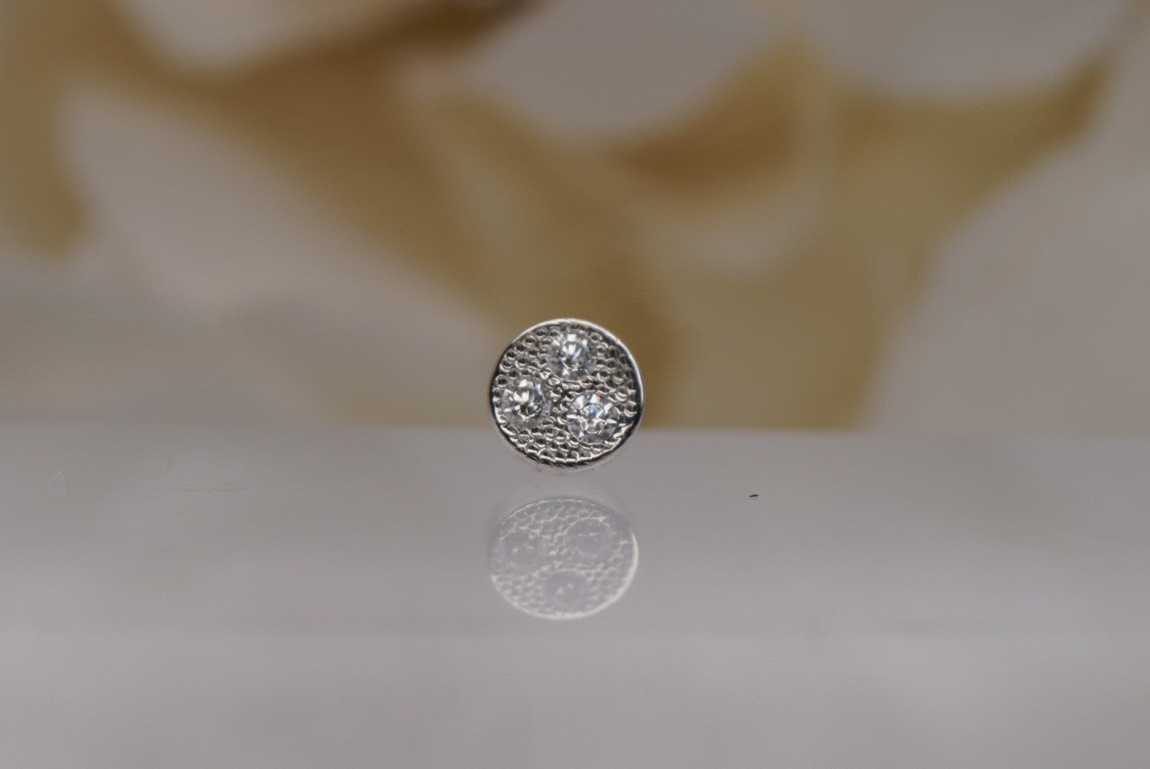 Pave Circle 3mm