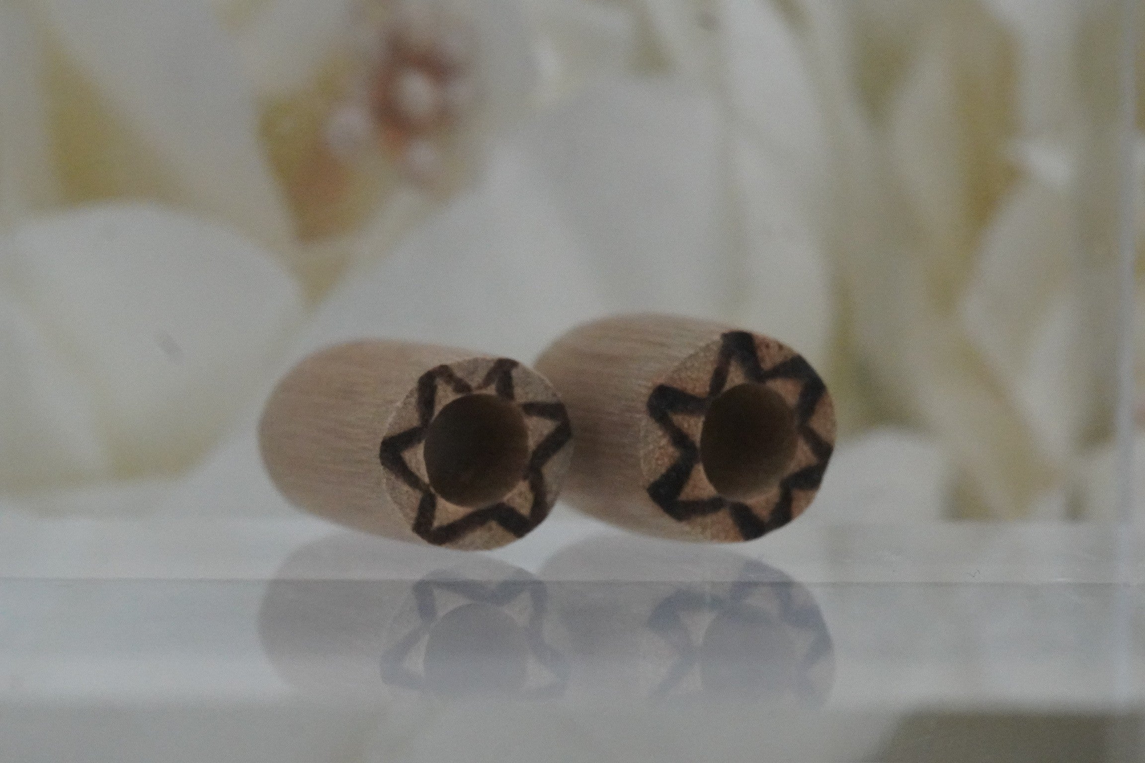Floral Eyelet Wood -  0g
