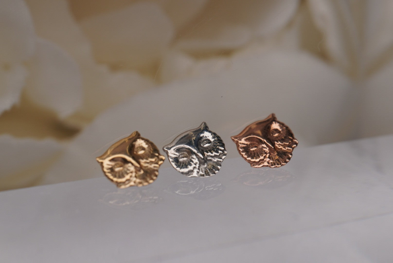 Owl Head in Gold-16g