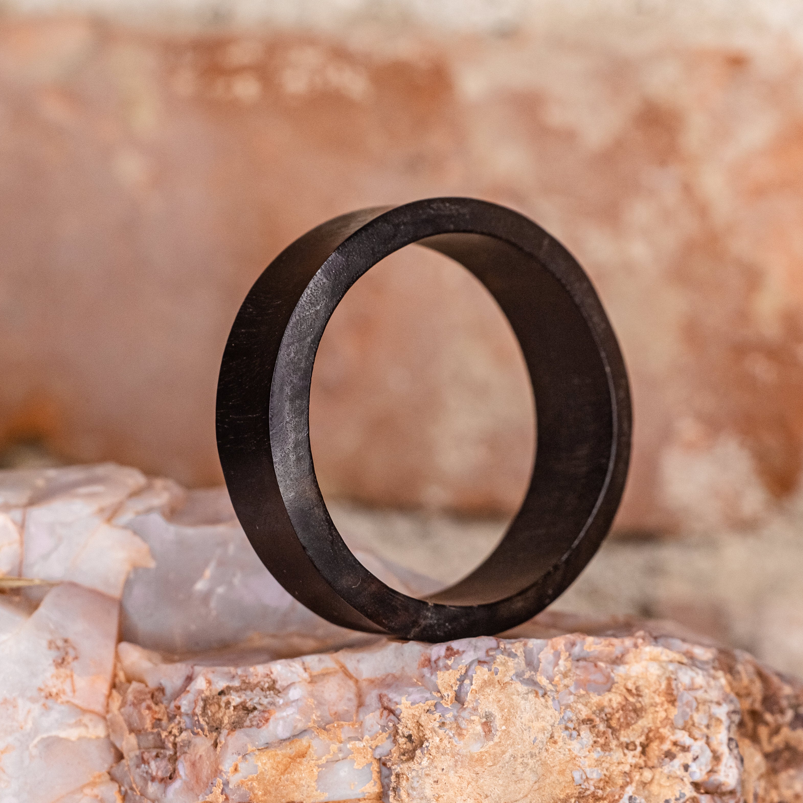 Coconut Wood Eyelets-  +1 11/16" OD