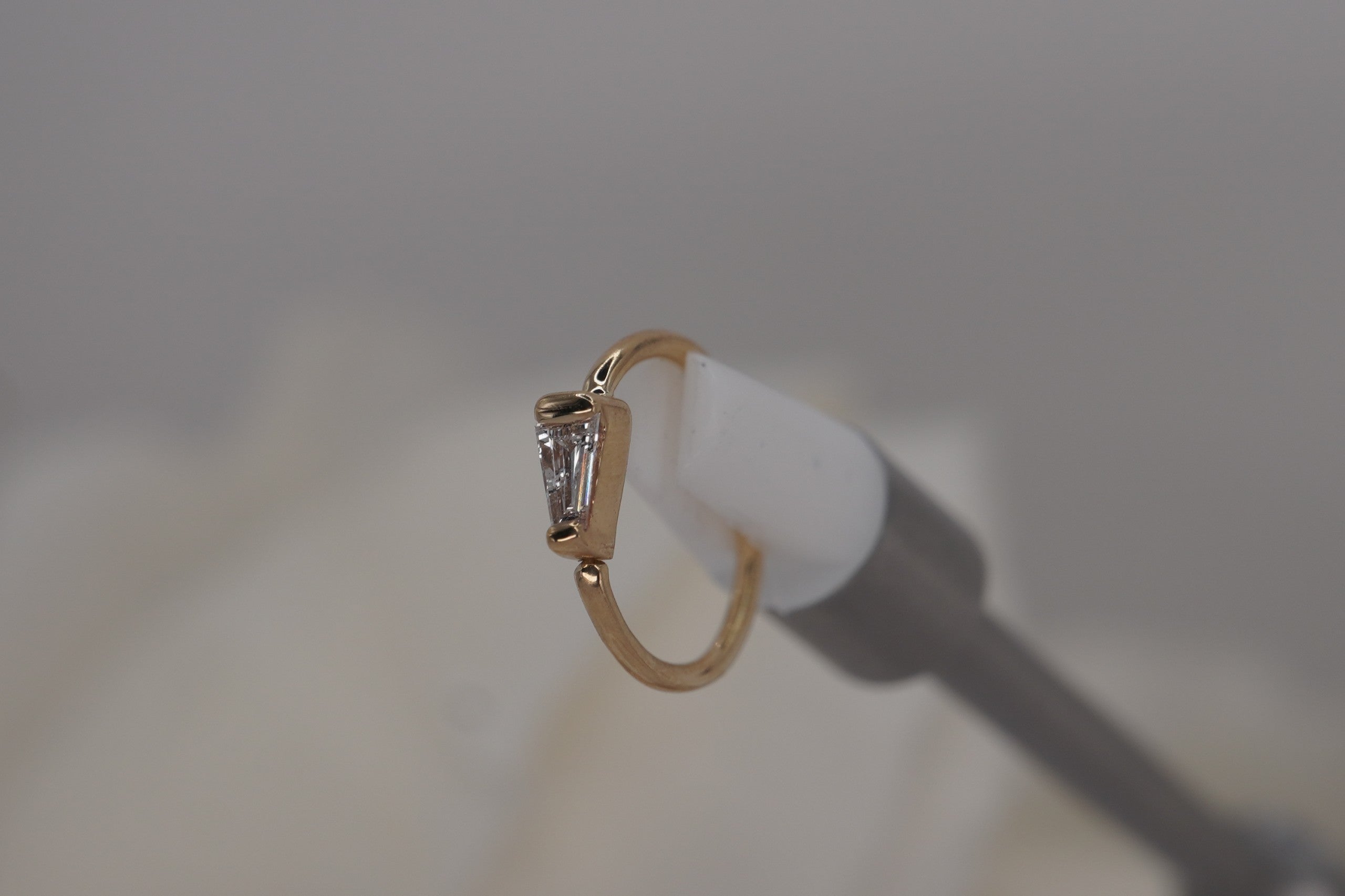Tapered Baguette Seamless Ring